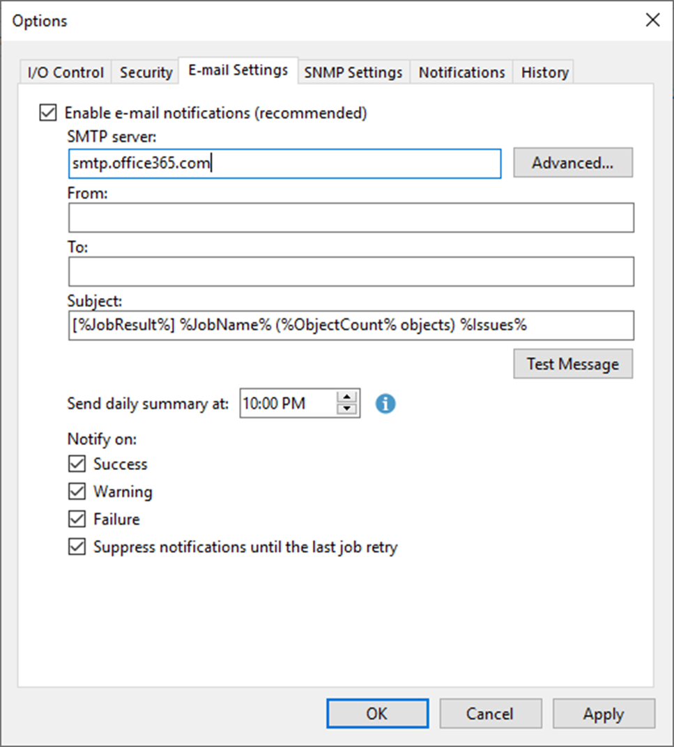 082723 1927 Howtoconfig35 - How to configure Notification with Microsoft 365 MFA Account at Veeam Backup and Replication v12