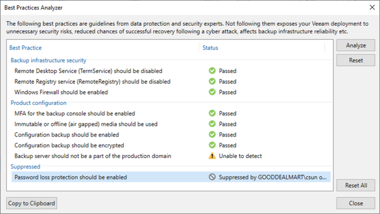 082723 2023 HowtoConfig7 768x433 - How to Configure Best Practices Analyzer at Veeam Backup and Replication v12