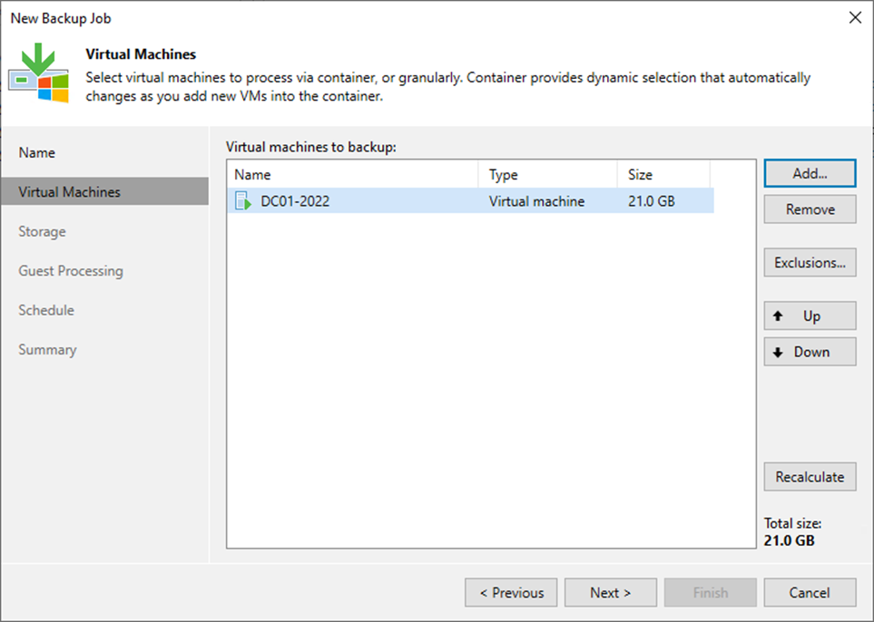 090323 1702 Howtocreate7 - How to create a Backup job to backup the specified VMs at Veeam Backup and Replication v12