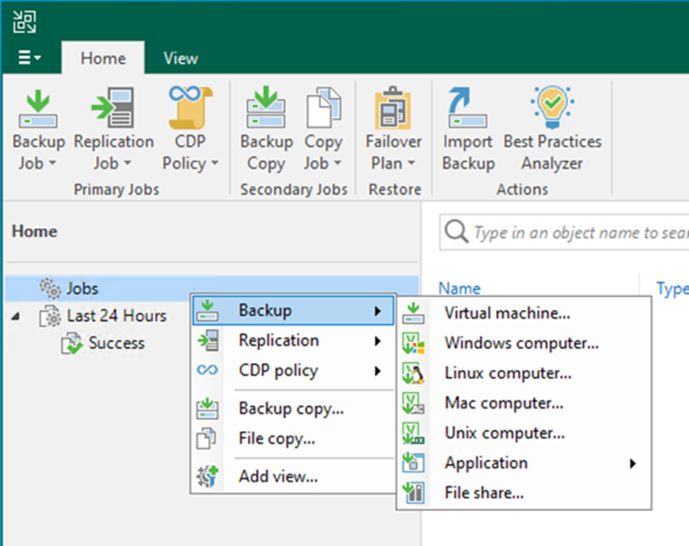 092423 0053 Howtocreate3 - How to create a Backup job to backup the VMS portion of the Hyper-V Host at Veeam Backup and Replication v12