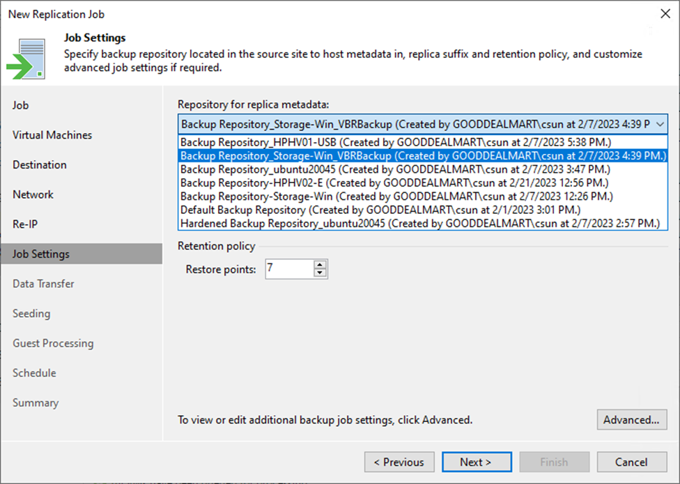 092423 2341 Howtocreate25 - How to create a Replication job with seeding to the Disaster Recovery Site at Veeam Backup and Replication v12