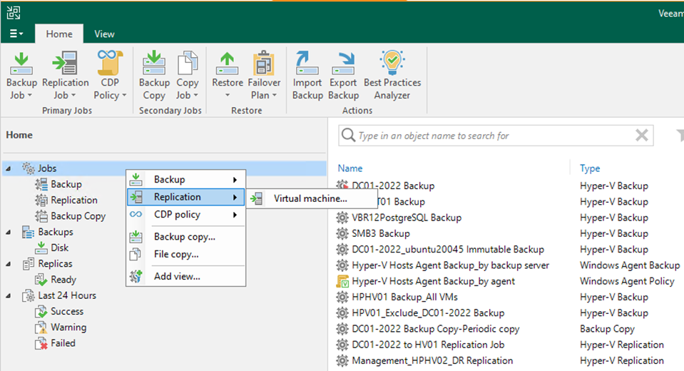 092423 2341 Howtocreate3 - How to create a Replication job with seeding to the Disaster Recovery Site at Veeam Backup and Replication v12