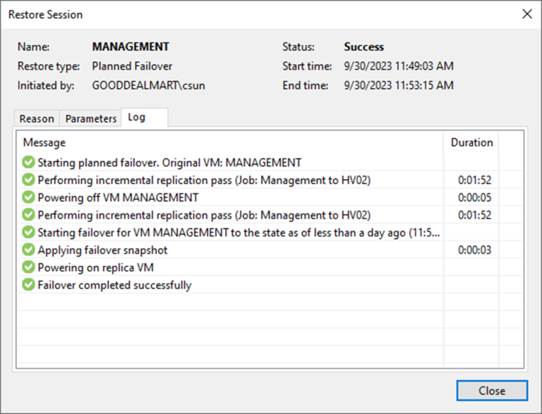 093023 1905 HowtoPlanFa7 768x587 - How to Plan Failover virtual machine to Disaster Recover Site at Veeam Backup and Replication v12