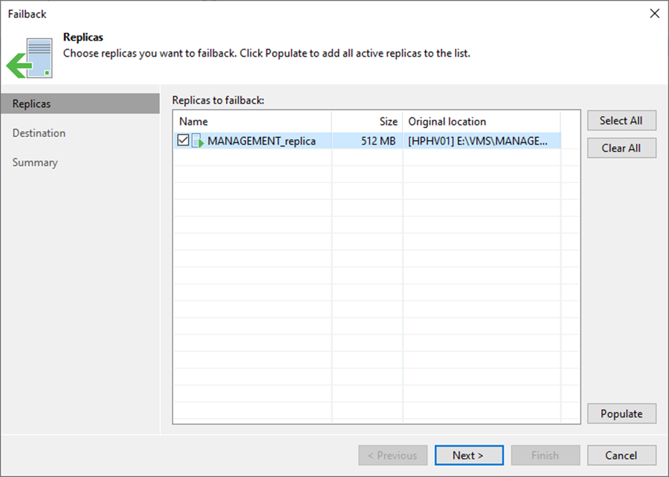 100123 0032 Howtofailba4 - How to failback to the original virtual machine restored in a different location at Veeam Backup and Replication v12