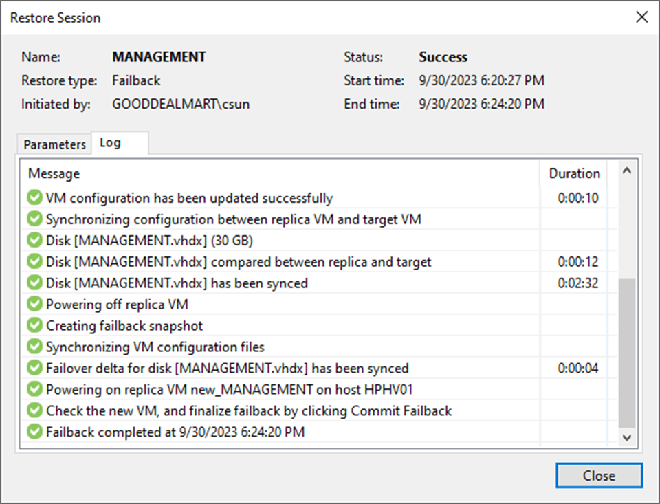 100123 0200 Howtofailba23 - How to failback to the specified location of the Production Site at Veeam Backup and Replication v12