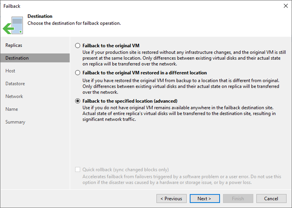 100123 0200 Howtofailba5 - How to failback to the specified location of the Production Site at Veeam Backup and Replication v12