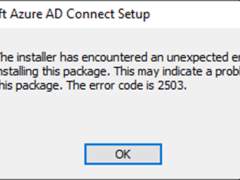 How to fix installing Microsoft Entra Connect V2 (Azure AD Connect V2) error code 2503, 2502 100223 0050 Howtofixins1 240x180 - How to fix installing Microsoft Entra Connect V2 (Azure AD Connect V2) error code 2503, 2502