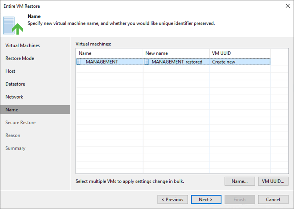 100923 0506 SecureResto23 - Secure Restore the Entire VM to the New Location at Veeam Backup and Replication v12