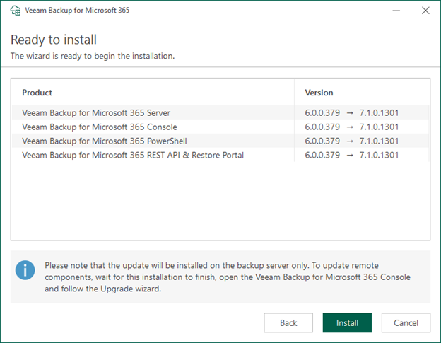 121923 2256 Howtoupgrad9 - How to upgrade Veeam Backup for Microsoft 365 to v7a