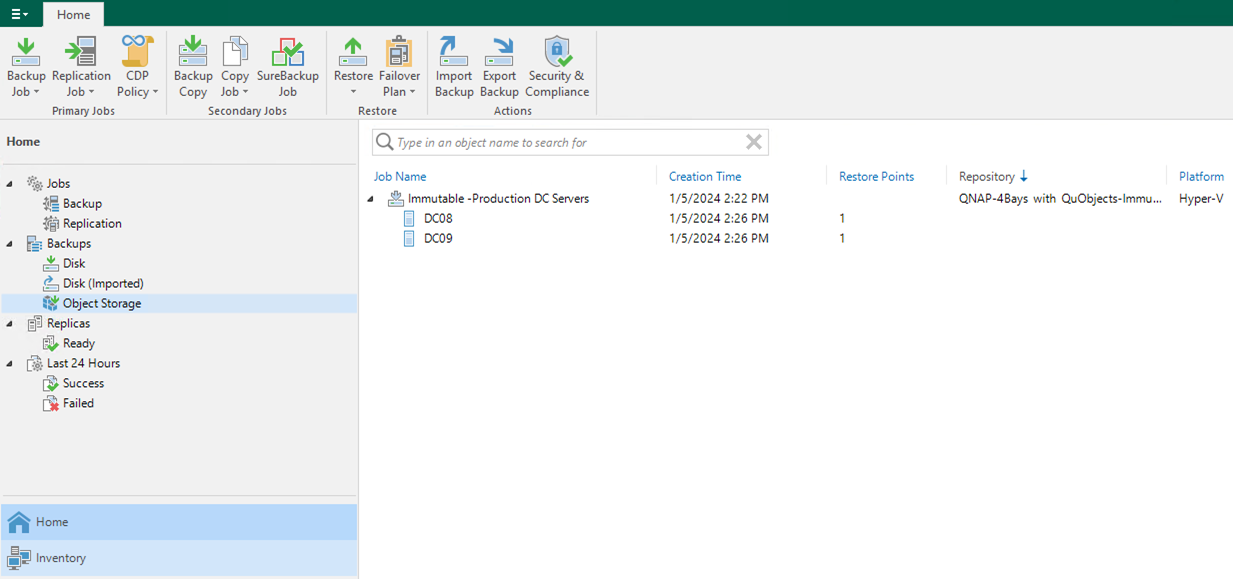 010824 1952 HowtouseQNA45 - How to use QNAP as Object Storage for Veeam Backup and Replication 12.1 with Immutability Backup