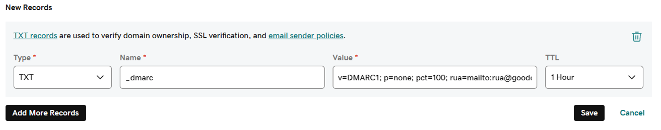 030324 0534 MicrosoftDe1 - Microsoft Defender for Office 365 - Configure DMARC email authentication for Microsoft 365 Custom Domains