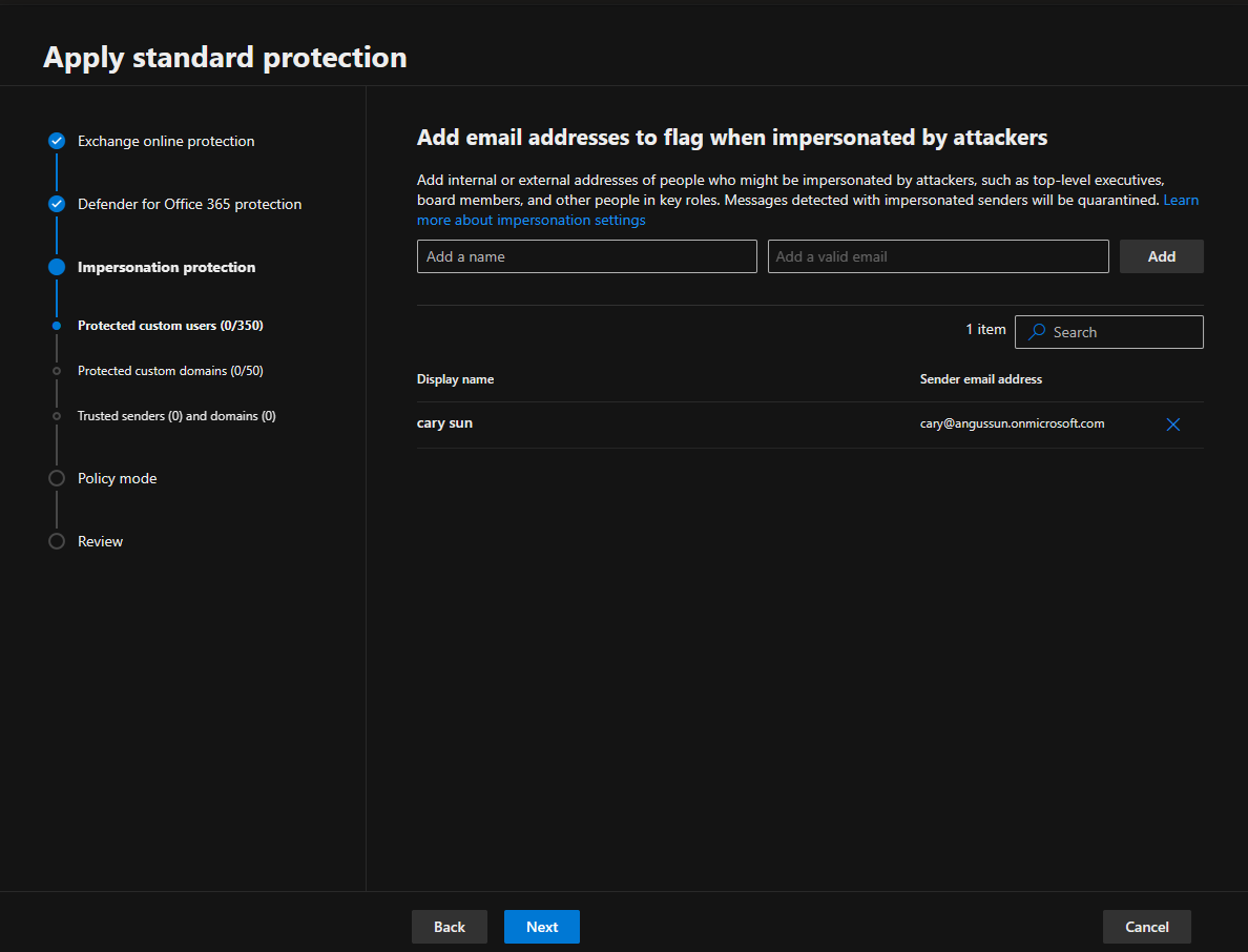 032024 2156 Howtousethe9 - How to use the Microsoft Defender portal to assign Standard preset security policies to users