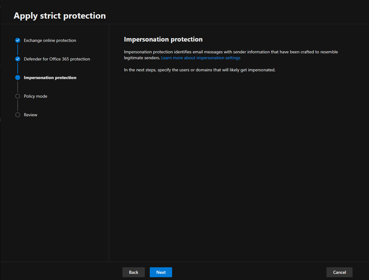 032124 1713 Howtousethe8 - How to use the Microsoft Defender portal to assign Strict preset security policies to users