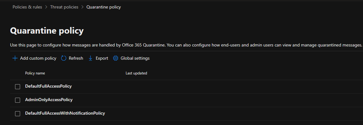 032124 1901 Howtocreate4 - How to create a Custom Quarantine Policy in Microsoft Deferent for Office 365