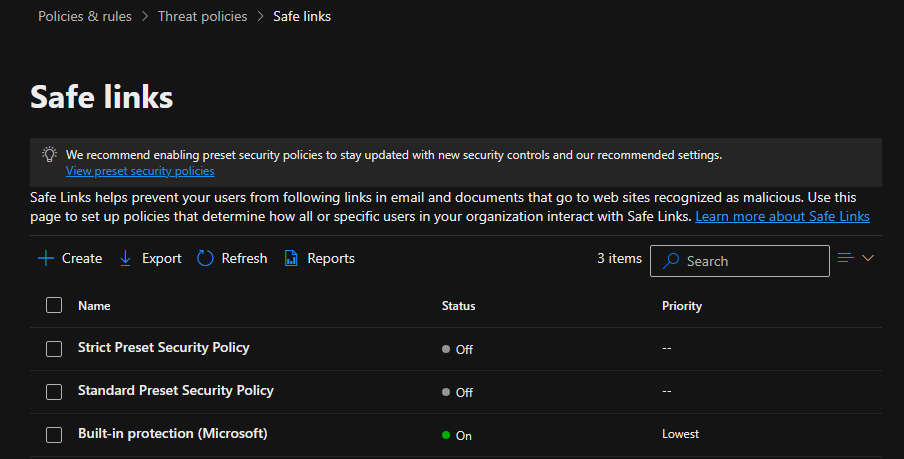 032824 1711 HowtoConfig4 - How to Configure Custom Safe Links Policies in Microsoft Defender for Office 365